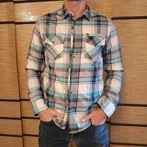 Bold and Stylish: Guess Plaid Flannel Shirt